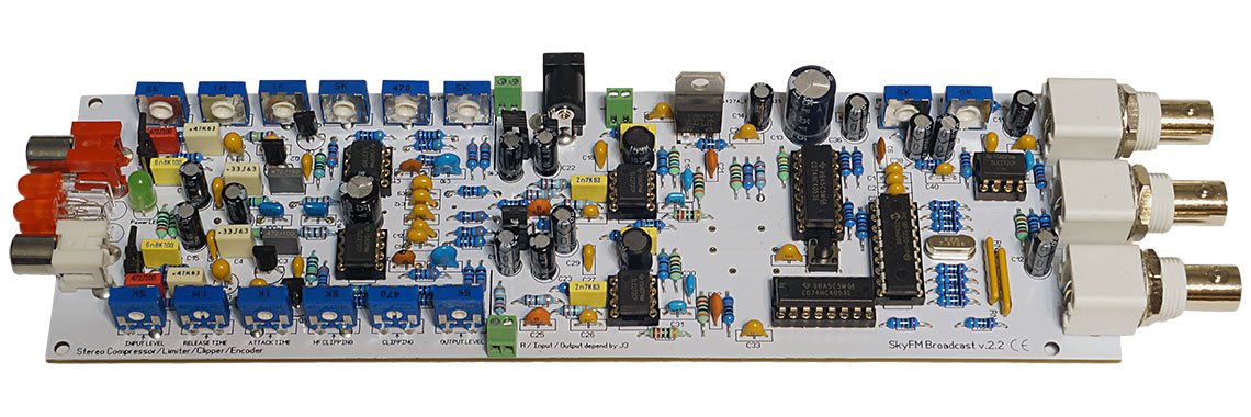 Stereo Compressor Limiter Clipper Encoder